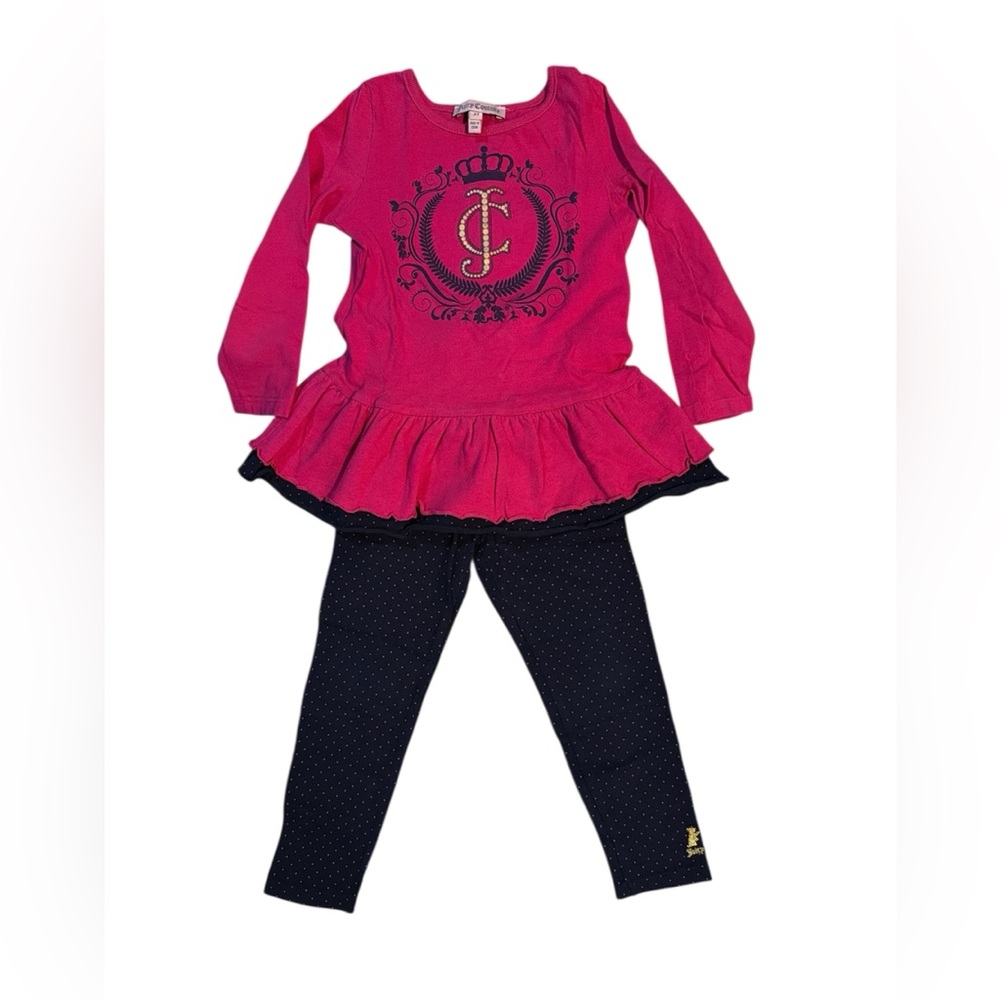 Juicy Couture Pink and Black Kids Matching Set